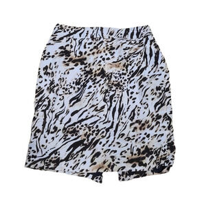 Calvin Klein pencil skirt animal print beige , brown